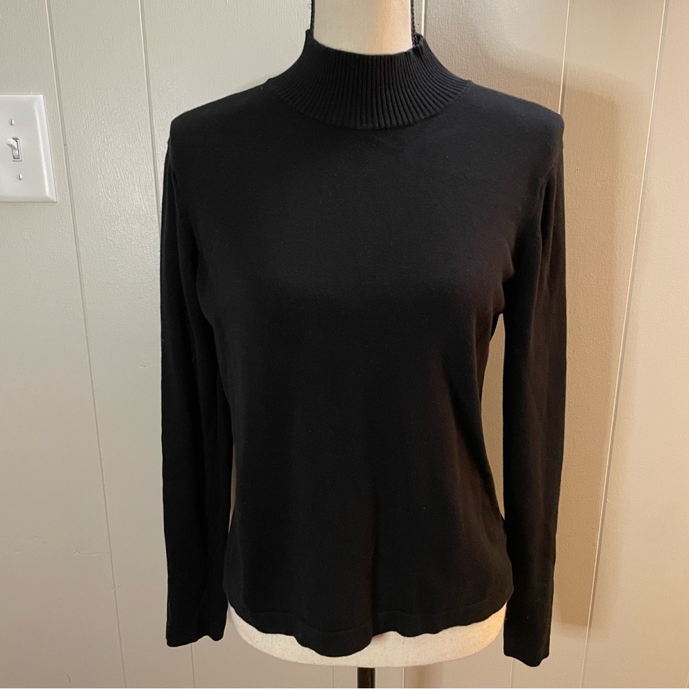 NWT Talbots Long Sleeve Knit Ribbed Collar Turtleneck.